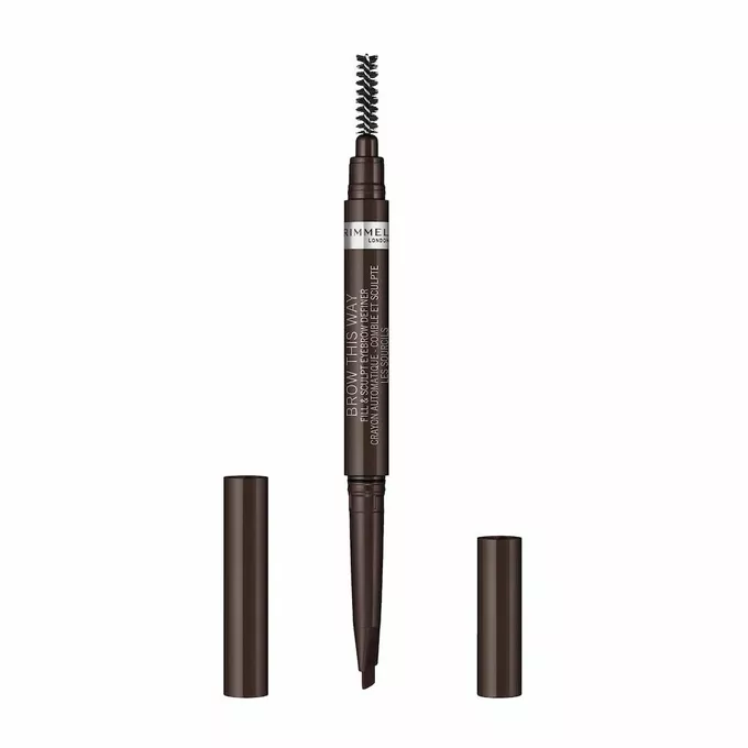 Rimmel Brow This Way 2w1 Kredka do Brwi 003 Dark Brown
