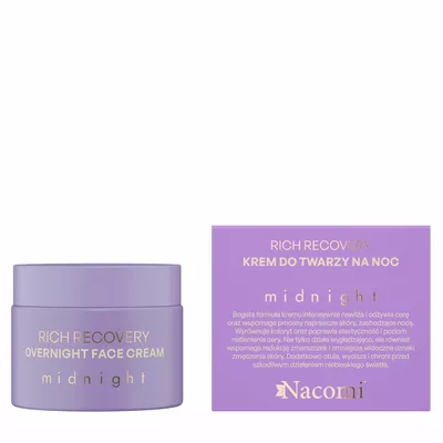 Nacomi Midnight Rich Recovery Krem do Twarzy na Noc 40ml