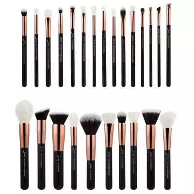 Jessup Zestaw 25 Pędzli do Makijażu T155 Black/Rose Gold