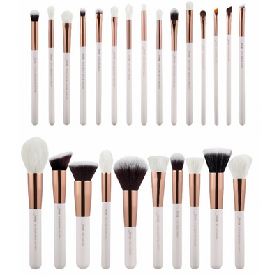 Jessup Zestaw 25 Pędzli do Makijażu T215 White/Rose Gold 