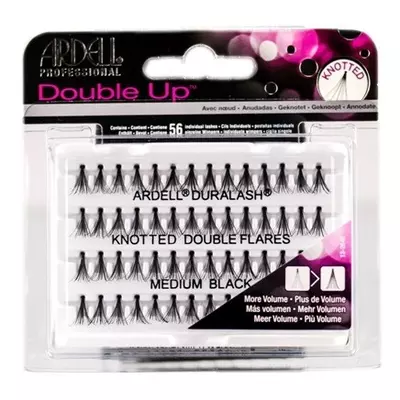 ARDELL Double Up Zestaw Węzełkowych Rzęs w Kępkach Medium  