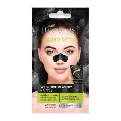 Bielenda Carbo Detox Węglowe Plastry na Nos 2 szt