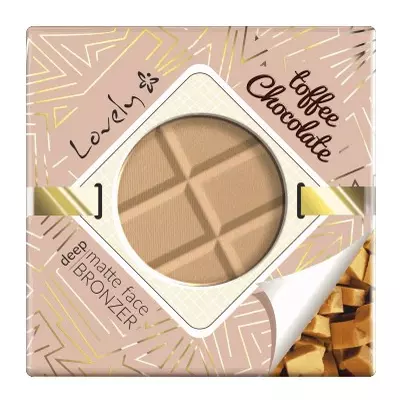 Lovely Toffee Chocolate Matowy Puder Brązujący Deep 9g 