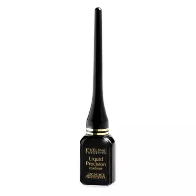 Eveline Liquid Precision Eyeliner 2000 Procent Matt Black Matowy 
