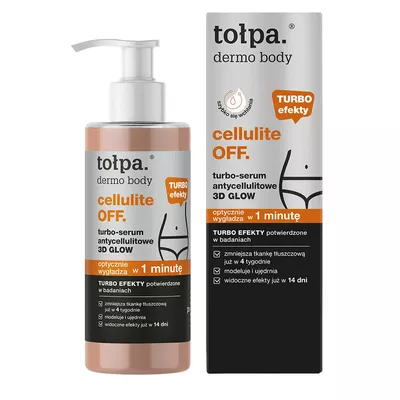 Tołpa Dermo Body Cellulite Off Turbo-Serum Antycellulitowe 3D Glow 250ml