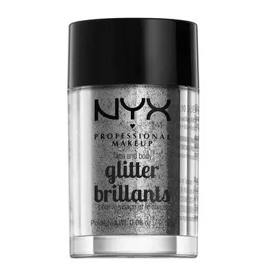 NYX Glitter Brillants Brokat do Twarzy i Ciała 10 Silver