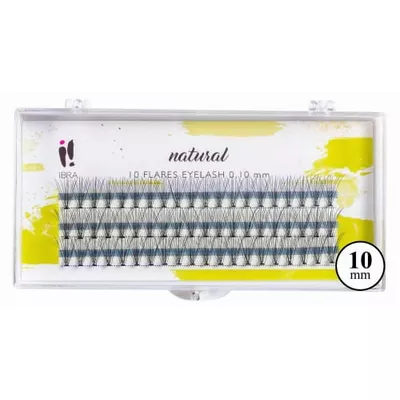 IBRA Makeup Zestaw Kępek Rzęs Knot-Free C-10mm 