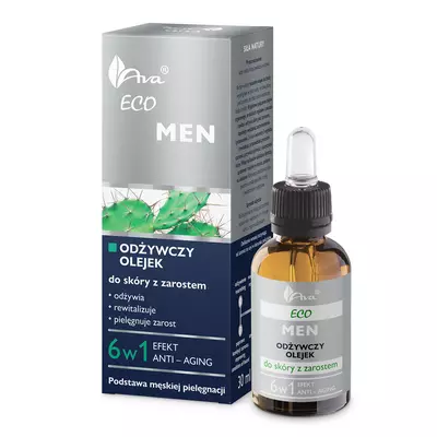 AVA Eco Men Odżywczy Olejek do Skóry z Zarostem 