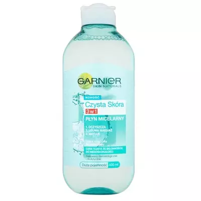 Garnier Czysta Skóra 3w1 Płyn Micelarny 400ml  