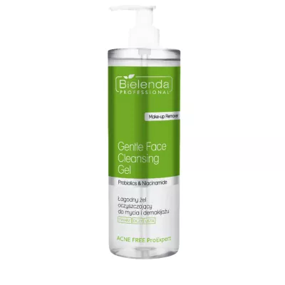 Bielenda Professional Acne Free ProExpert Łagodny Żel Oczyszczający do Mycia Twarzy i Demakijażu 500ml