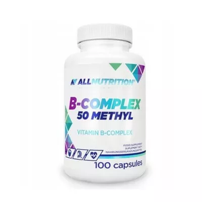 ALLNUTRITION B-Complex 50 Methyl Vitamin B-Complex Suplement Diety 100 Kapsułek