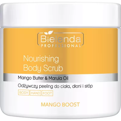 Bielenda Professional Mango Boost Odżywczy Peeling do Ciała Dłoni i Stóp 550g