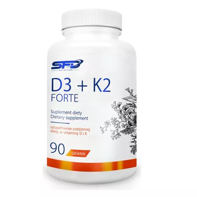SFD D3 + K2 Forte Suplement Diety 90 Tabletek