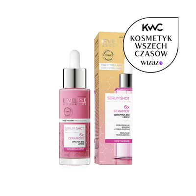 Eveline Serum Shot 6 x Ceramidy Witamina B12 Lipidy 30ml