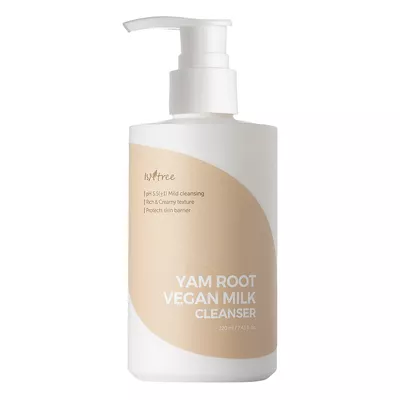 Isntree Yam Root Vegan Milk Cleanser Łagodzące Mleczko do Oczyszczania Twarzy 220ml
