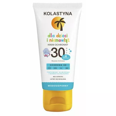Kolastyna Wodoodporny Krem Ochronny dla Dzieci i Niemowląt SPF30+ 75ml