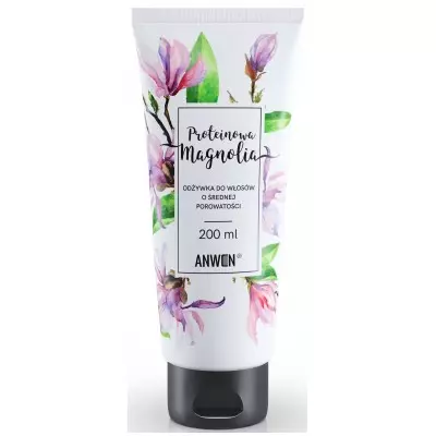Anwen Proteinowa Magnolia Odżywka do Włosów o Średniej Porowatości