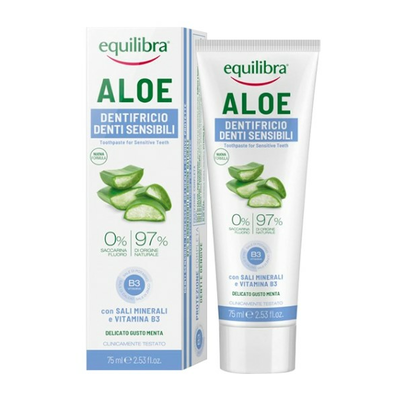 Equilibra Aloesowa Pasta do Wrażliwych Zębów 75ml