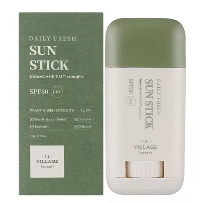 Village 11 Factory Daily Fresh Sun Stick Sztyft Przeciwsłoneczny SPF50