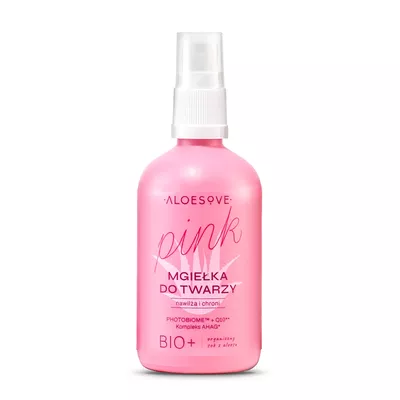 ALOESOVE Pink Mgiełka o Twarzy 100ml