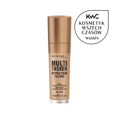 Rimmel Multi Tasker Better Than Filters Podkład Glow Booster 3w1 001 Fair