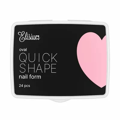 Elisium Formy do Przedłużania Paznokci Quick Shape Oval