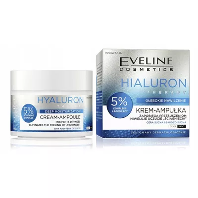 Eveline Krem-Ampułka Hialuron Głębokie Nawilżenie 50ml