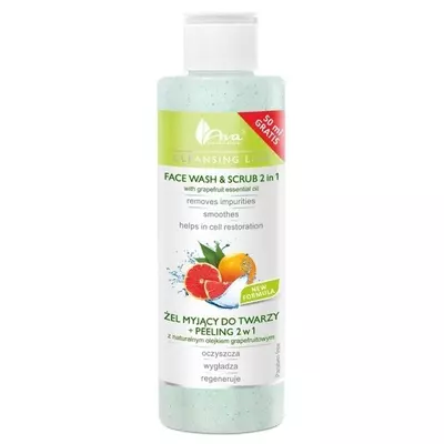 Ava Cleansing Line Żel Myjący i Peeling do Twarzy 200ml 