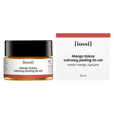 IOSSI Delikatny Cukrowy Peeling do Ust Mango i Kokos 15ml