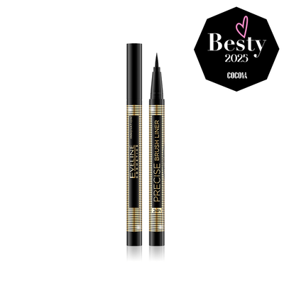 Eveline Precise Brush Liner Eyeliner w Pisaku Czarny