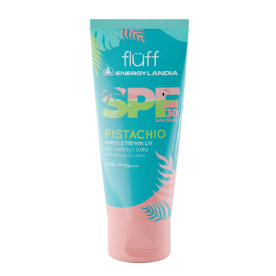 Fluff Krem z Filtrem UV do Twarzy i Ciała Pistachio SPF30+ 100ml