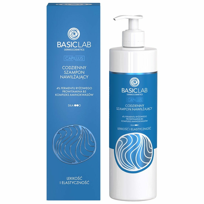 BasicLab Capillus Codzienny Szampon Nawilżający 300ml