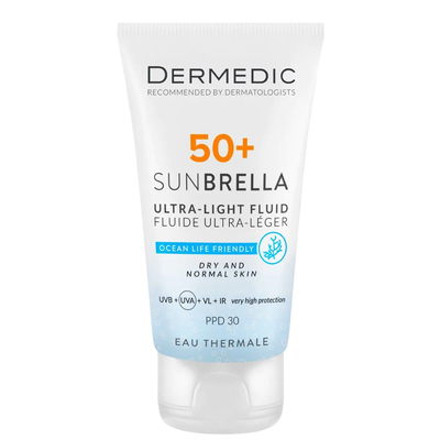 Dermedic Sunbrella Ultralekki Krem do Cery Suchej i Normalnej SPF50+ 40ml