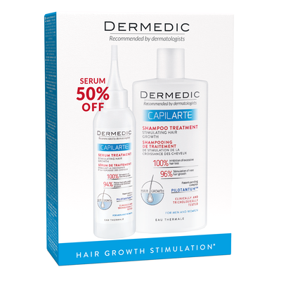 Dermedic Capilarte Szampon + Serum do Włosów