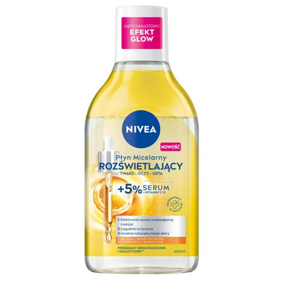 NIVEA Rozświetlający Płyn Micelarny z 5% Serum 400ml