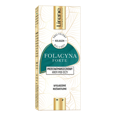 Lirene Folacyna Forte Przeciwzmarszczkowy Krem pod Oczy 15ml