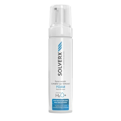 Solverx Deep H2O+ Pianka do Mycia Twarzy i Demakijażu 200ml