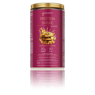 MyBestPharm Protein Shake Suplement Diety Karmelowe Ciasteczko 450g