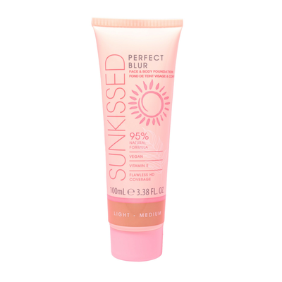 Sunkissed Perfect Blur Długotrwały Podkład do Twarzy i Ciała Light - Medium 100ml