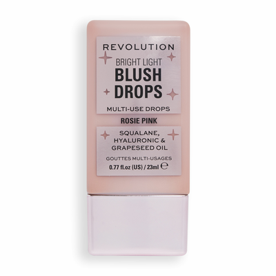 Makeup Revolution Bright Light Blush Drops Róż w Kroplach Rosie Pink 23ml