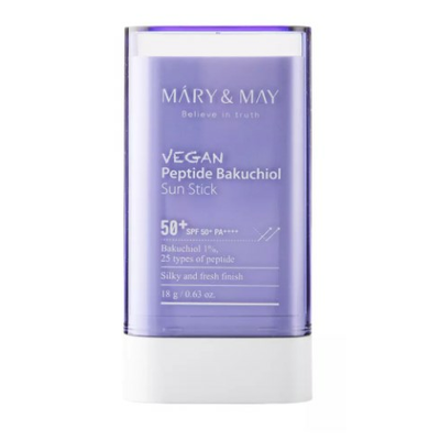 Mary &amp; May Peptide Bakuchiol Sun Stick Przeciwsłoneczny SPF50+ PA++++ 18g