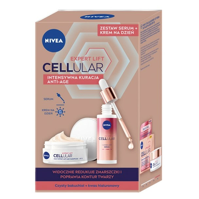 NIVEA Cellular Expert Lift Zestaw Kosmetyków Serum + Krem