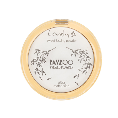 Lovely Bamboo Pressed Powder Transparentny Puder Matujący