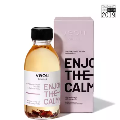 Veoli Botanica Relaksujący Olejek do Ciała z Płatkami Róż 150ml