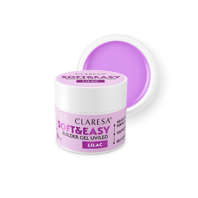 Claresa Żel Budujący Soft &amp; Easy Lilac 45g