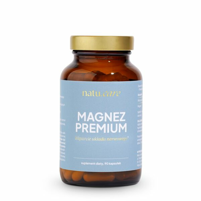 Natu Care Magnez Premium + Witamina B6 Suplement Diety 90 Kapsułek