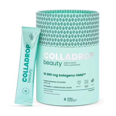 Aura Herbals Colladrop 10000mg Kolagenu Suplement Diety Mojito 30 Saszetek