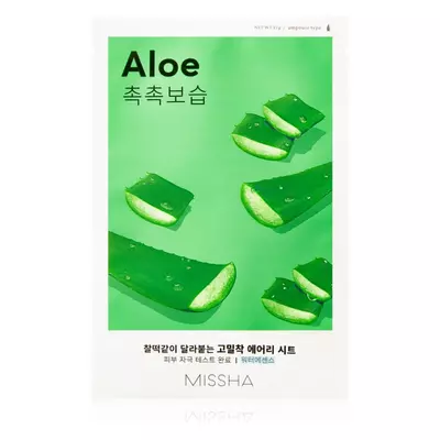 Missha Airy Fit Sheet Aloe Maseczka Nawilżająco-Uelastyczniająca