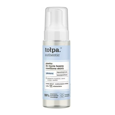 Tołpa Authentic Pianka do Mycia Twarzy Nawilżona Skóra 150ml