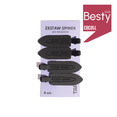 TAPTAP Zestaw Spinek do Włosów Czarne 4szt